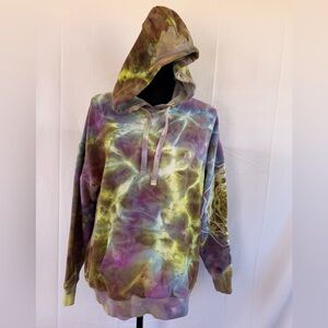Woman’s Medium Hand Dyed Tie-Dye Hoodie